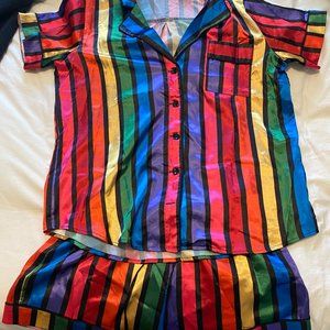 Show Me Your Mumu satin PJ short set